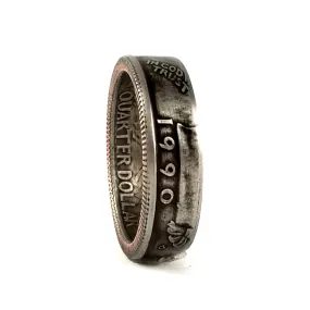 1990 Washington Quarter Coin Ring