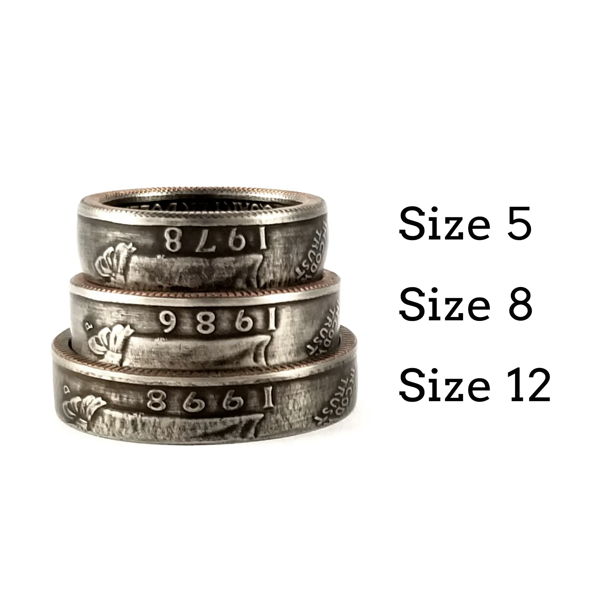 1990 Washington Quarter Coin Ring