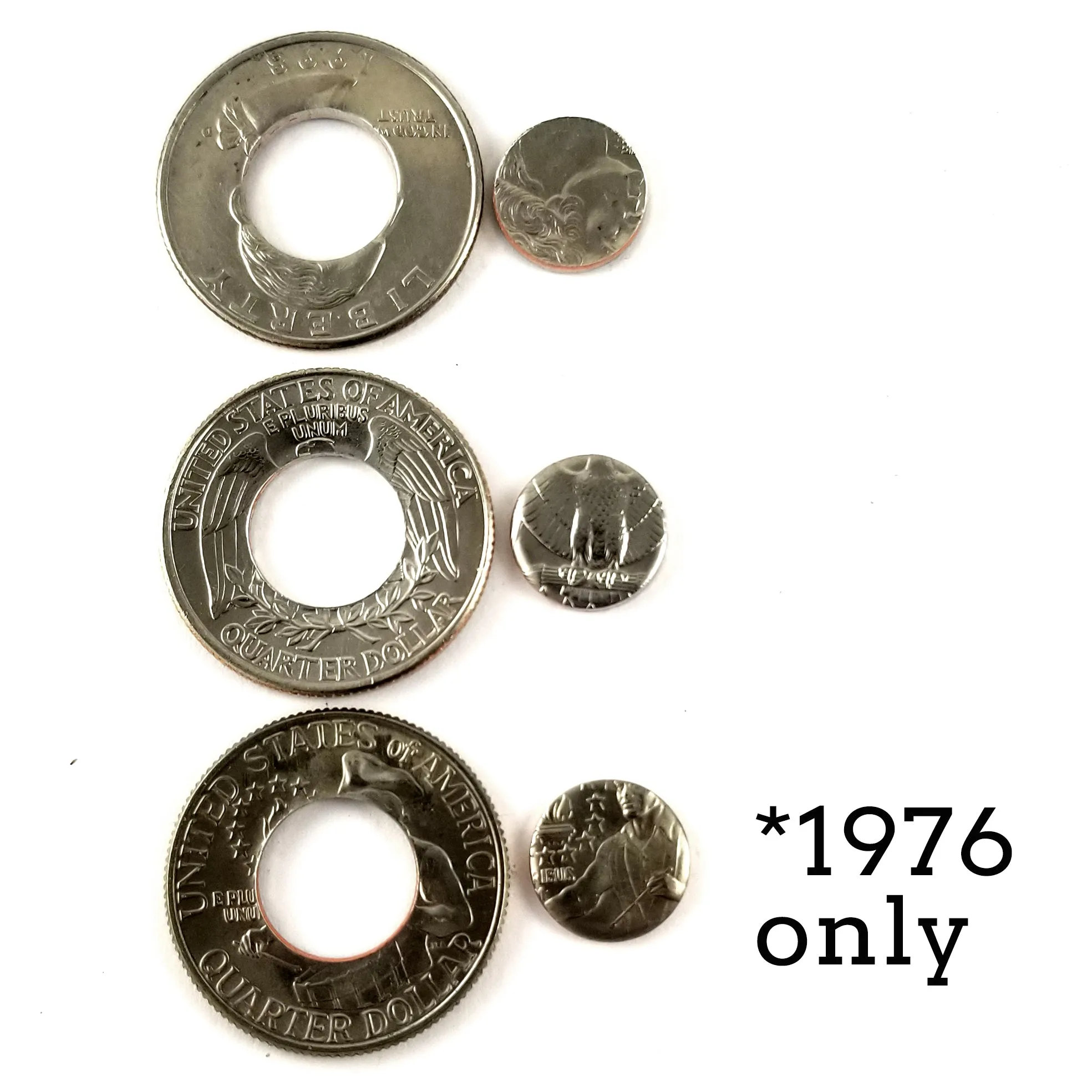 1990 Washington Quarter Coin Ring