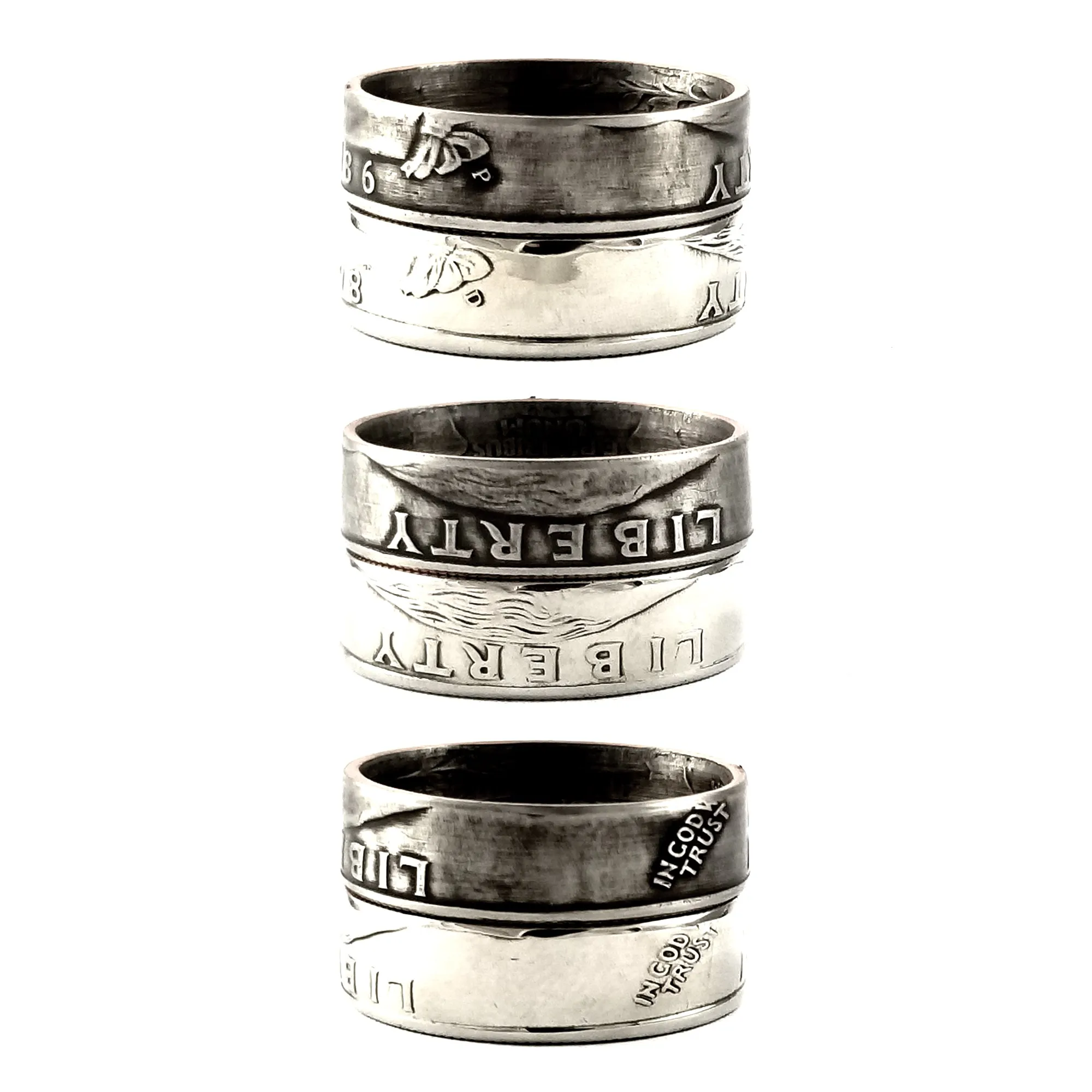 1990 Washington Quarter Coin Ring