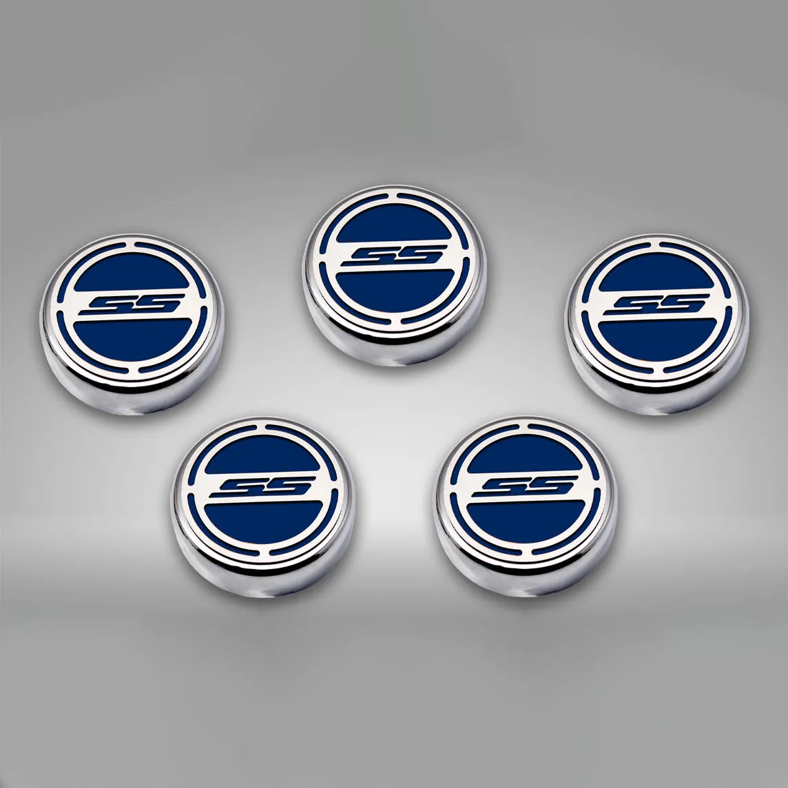 2010-2022 Camaro SS - Engine Fluid Cap Covers SS Style Automatic 5Pc