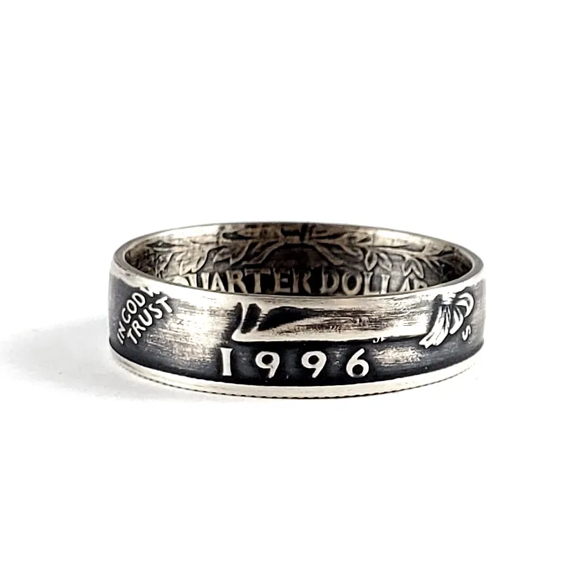 90% Silver 1996 Washington Quarter Ring