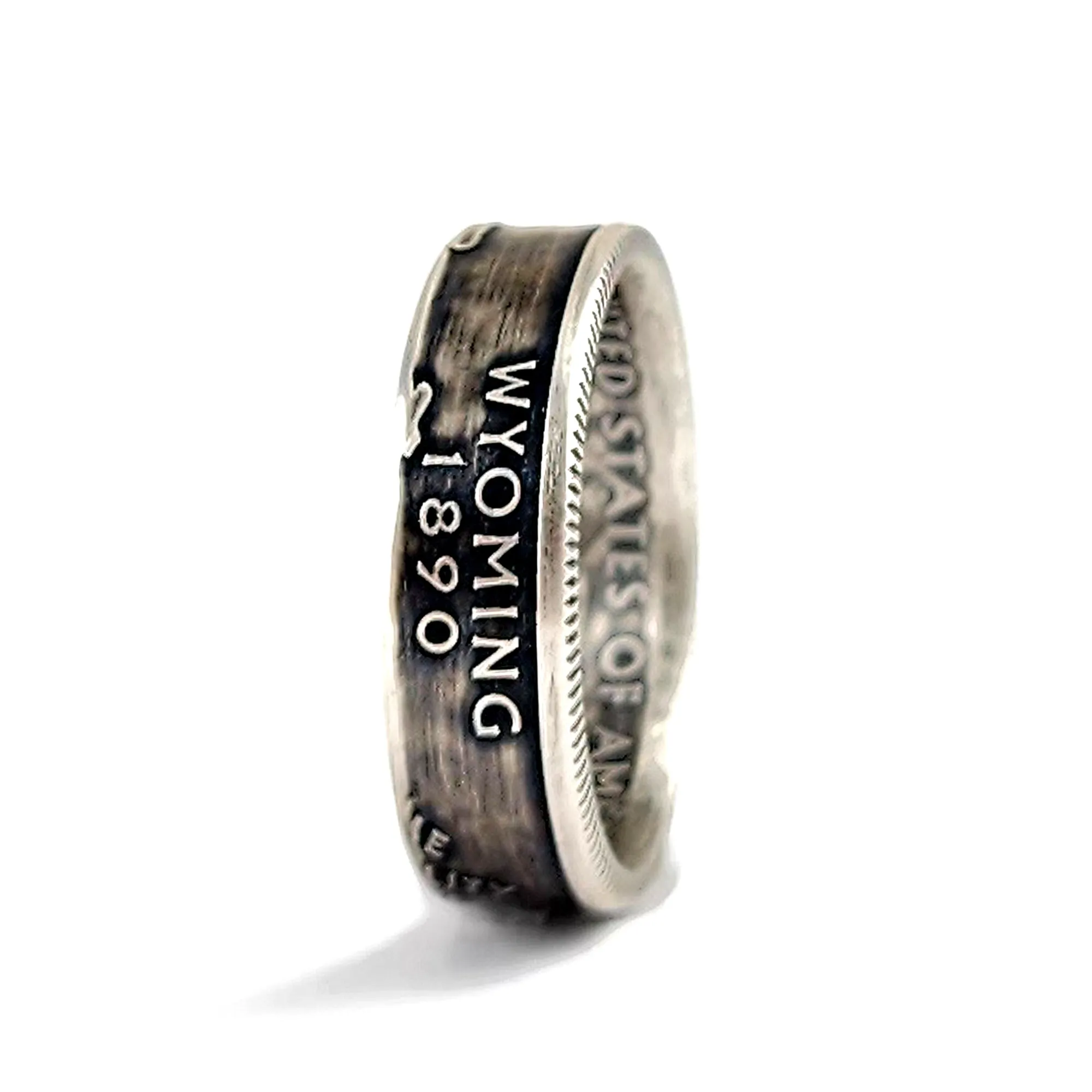 90% Silver Wyoming Quarter Ring