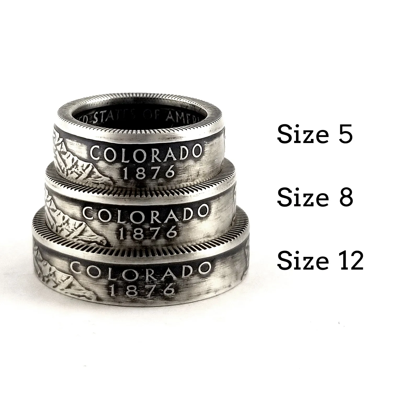 90% Silver Wyoming Quarter Ring