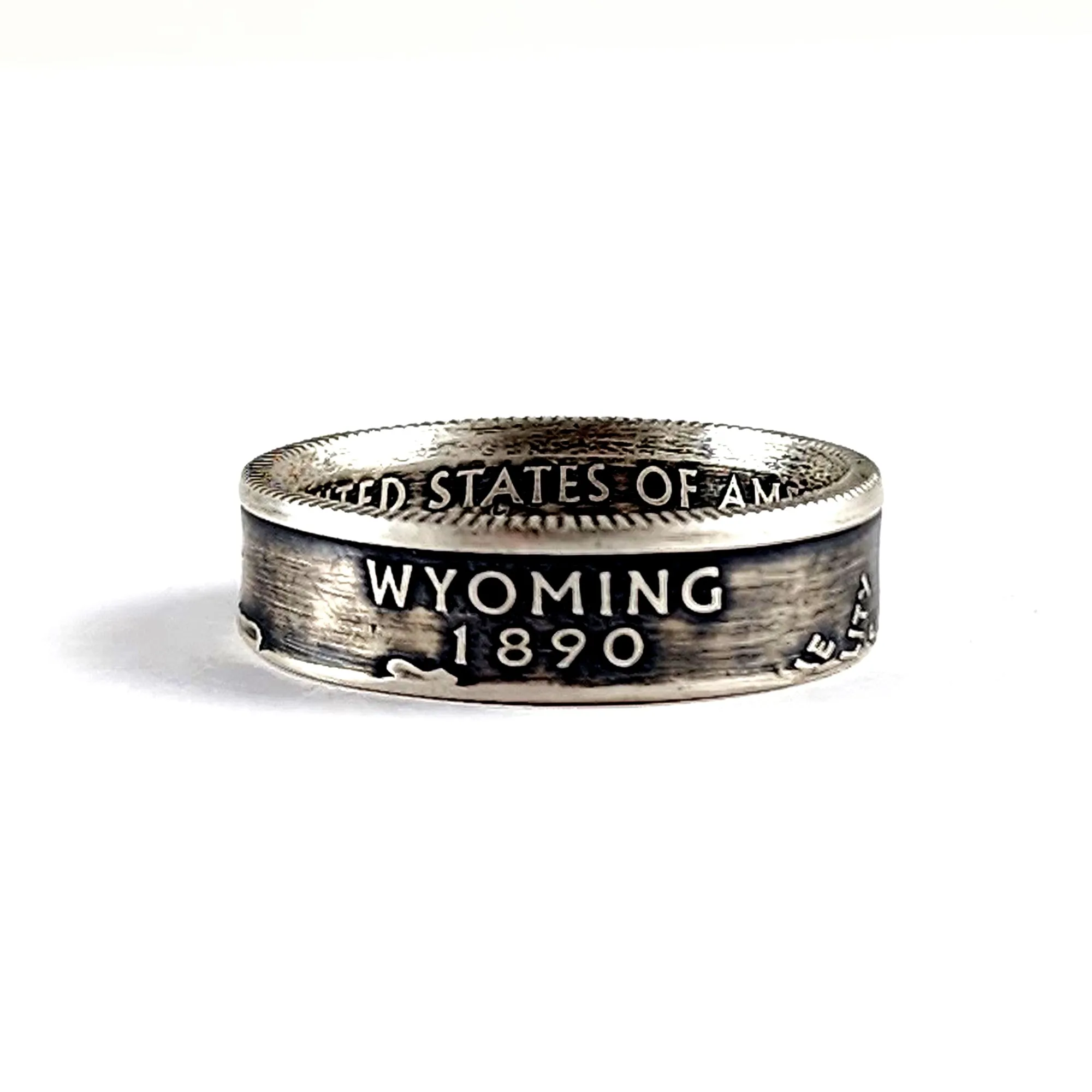 90% Silver Wyoming Quarter Ring