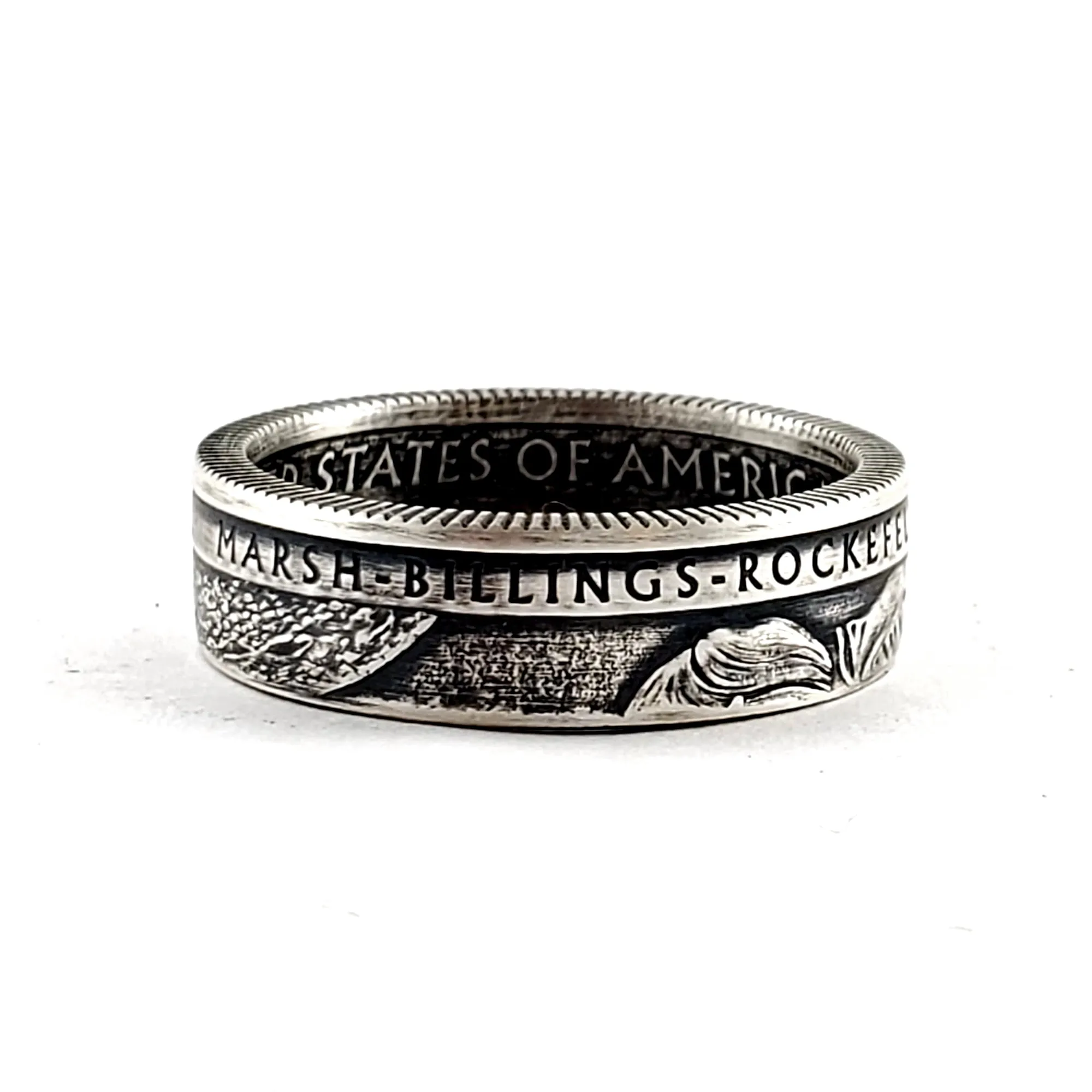 99.9% Fine Silver Marsh Billings Rockefeller National Park Quarter Ring