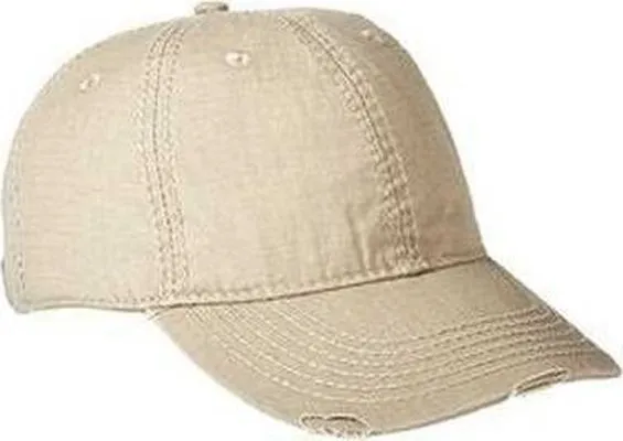 Adams IM101 Distressed Image Maker Cap - Khaki