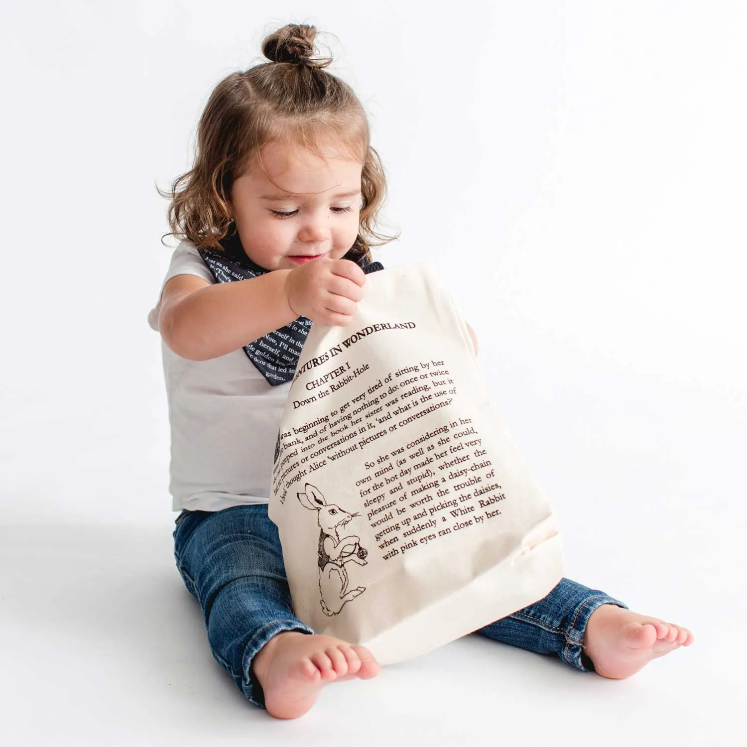 Alice in Wonderland Storybook Kids Tote