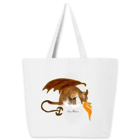 Anne Williams Art- Dragon Cat Tote