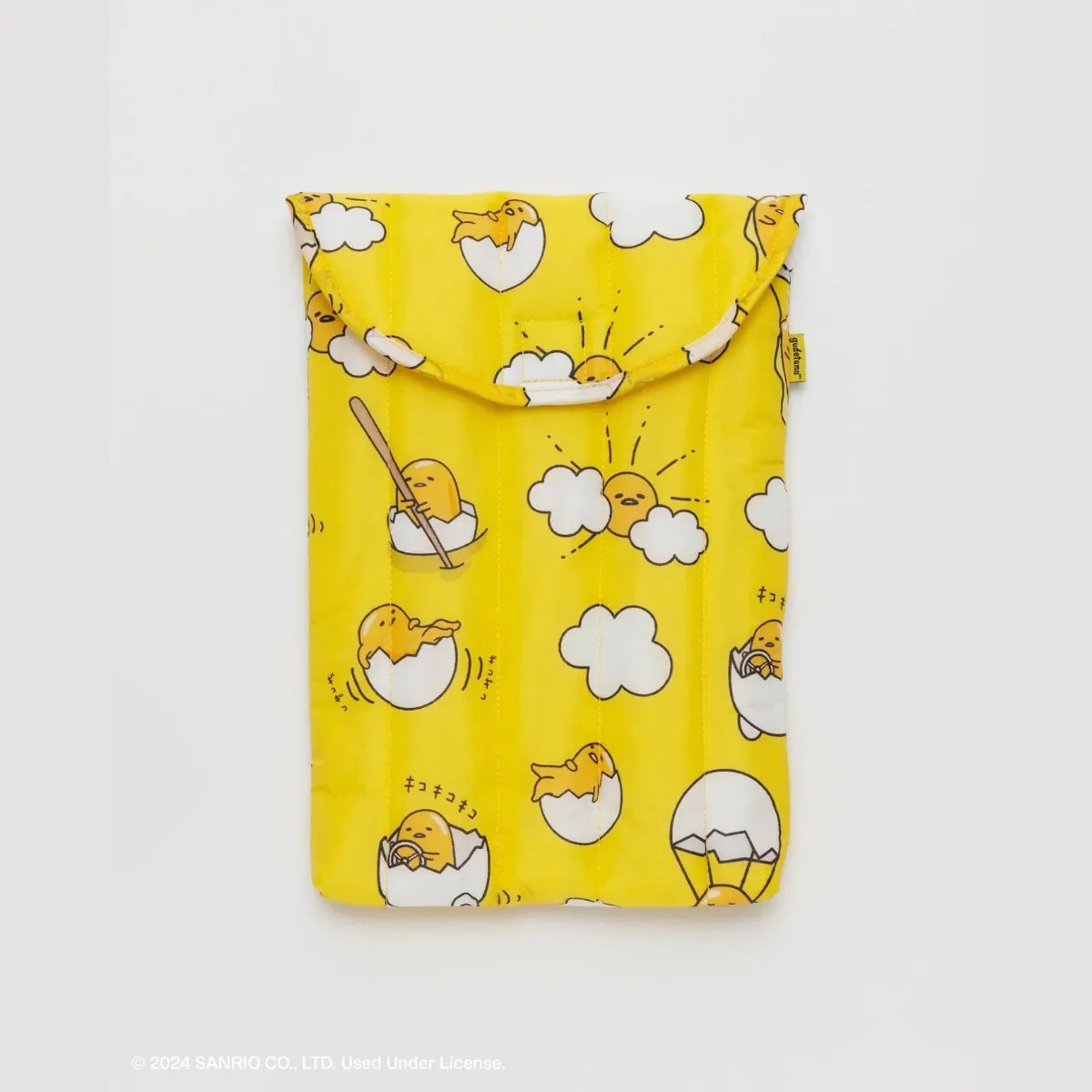 Baggu Puffy Laptop Sleeve 13"/14" in Gudetama