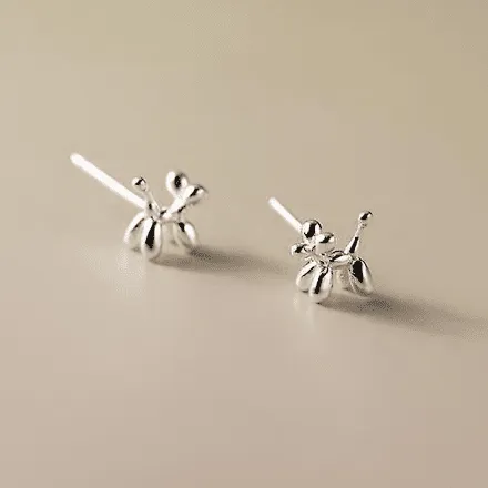 Balloon Dog Stud Earrings