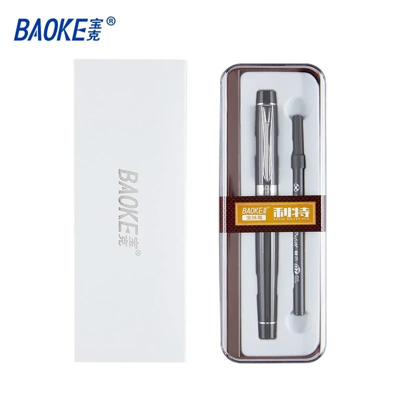 Baoke 0.7mm Black Ink Rollerball Pen