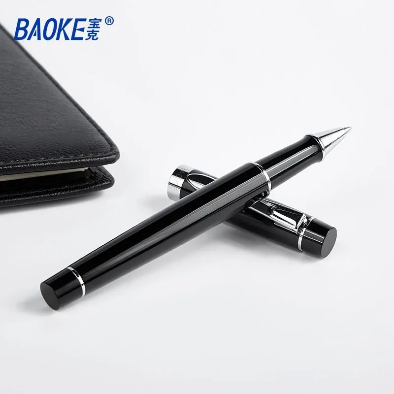 Baoke 0.7mm Black Ink Rollerball Pen