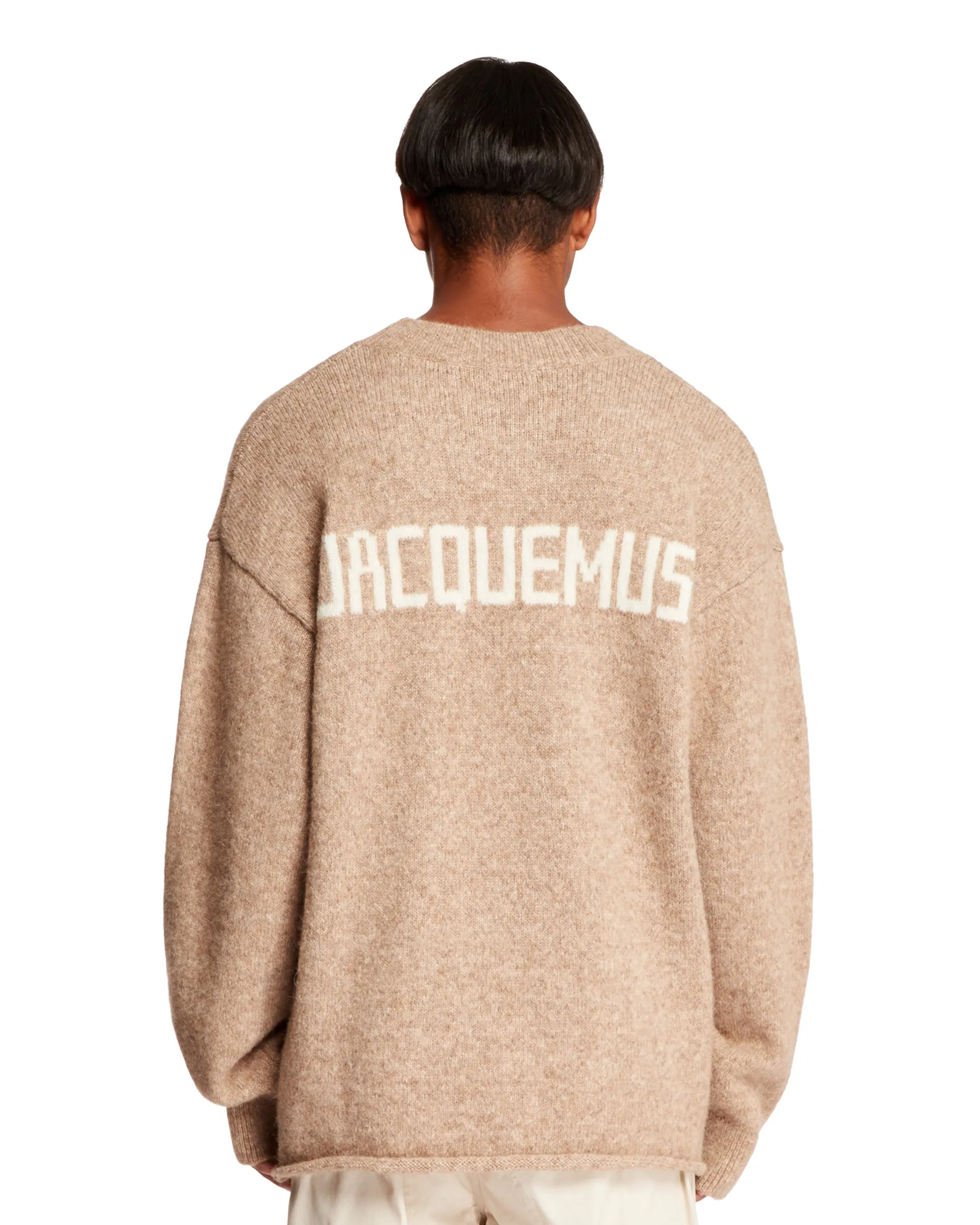 Beige Wool Le Pull Sweater