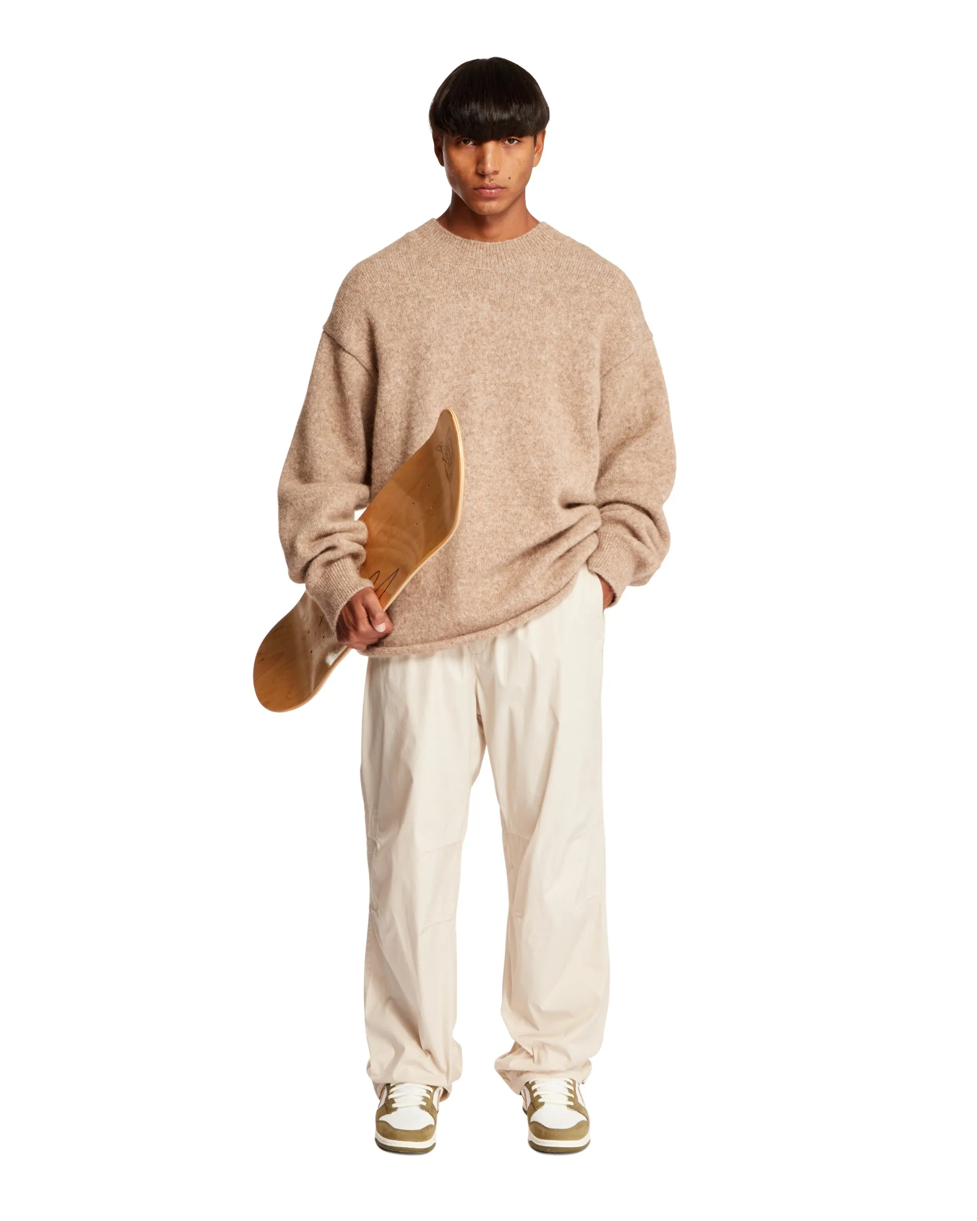 Beige Wool Le Pull Sweater