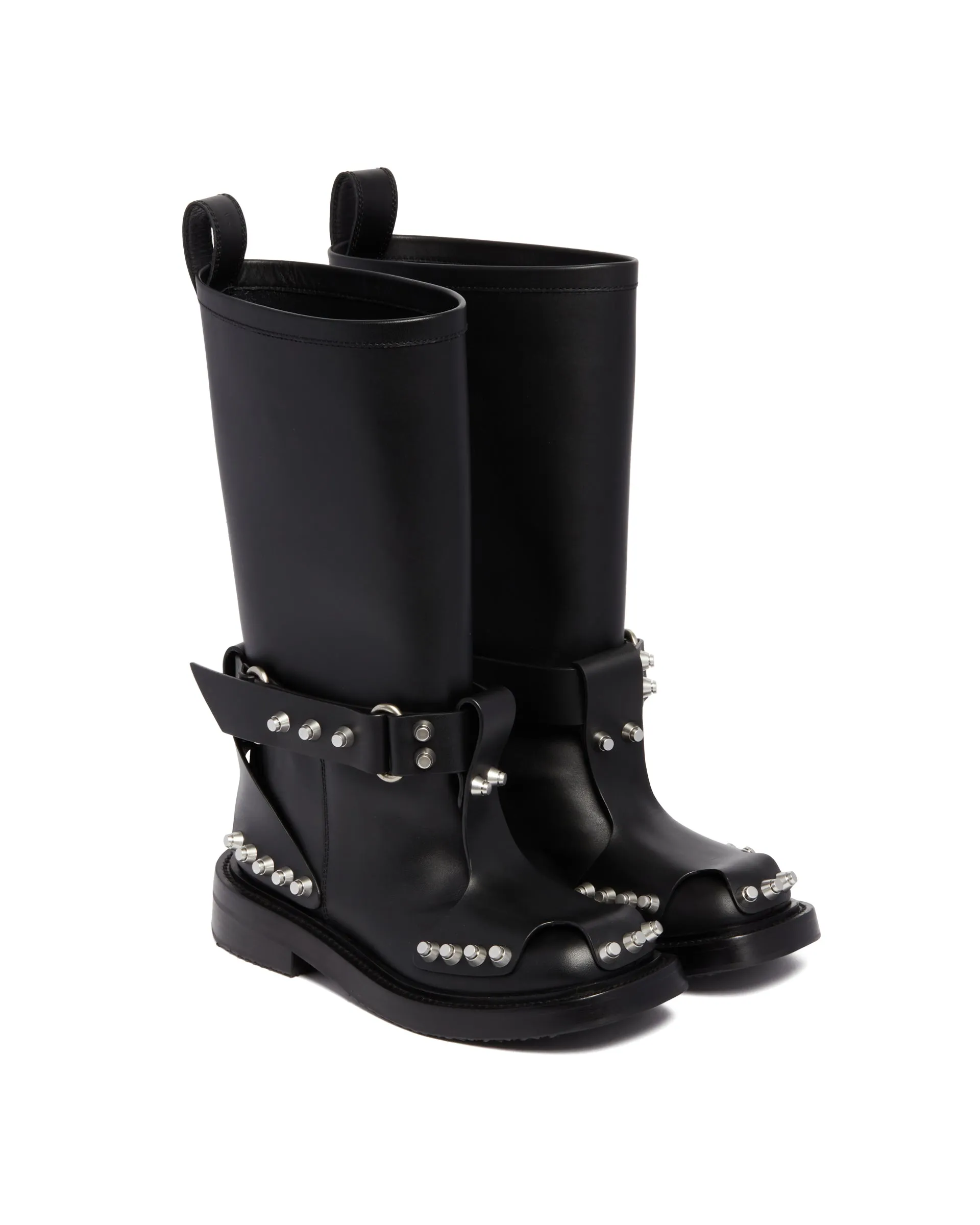 Black Dixon Buckle Boots