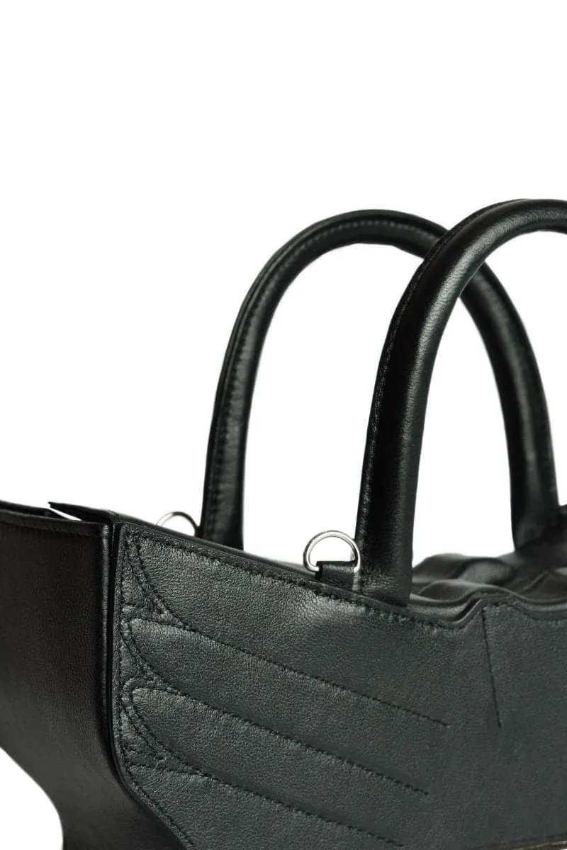 BLACK SPHINX COLLECTION MAXI TOP HANDLE BAG