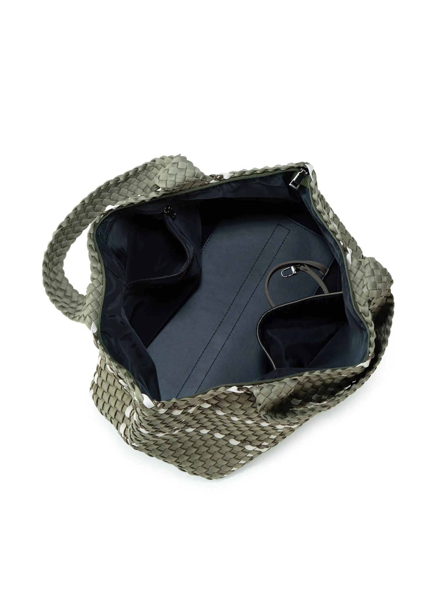 Bobbi Sage Woven Tote