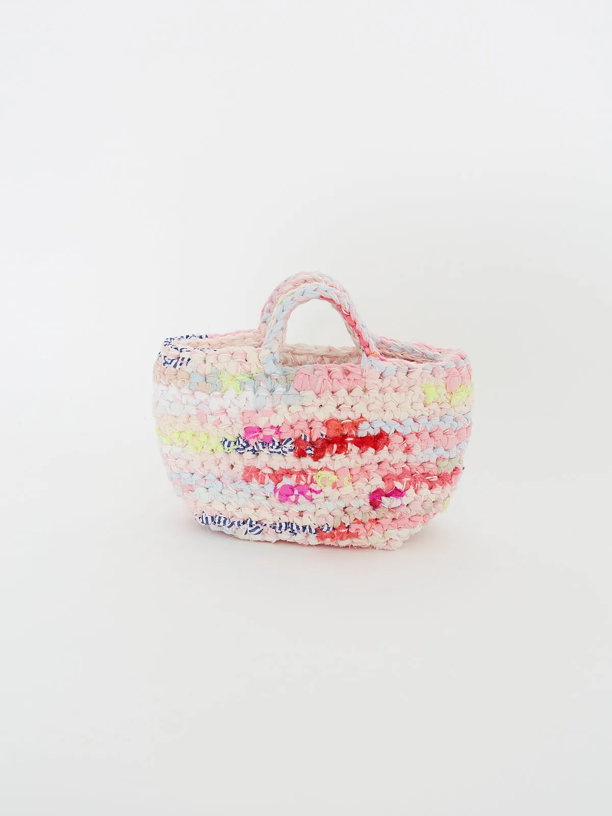 Borsa Crochet Bag Caramella in Colour Mix