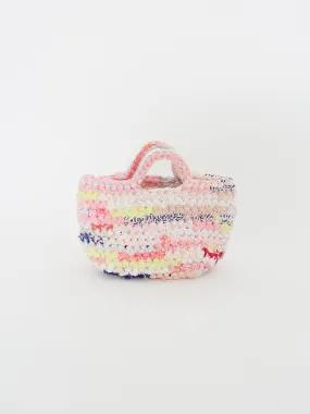 Borsa Crochet Bag Caramella in Colour Mix