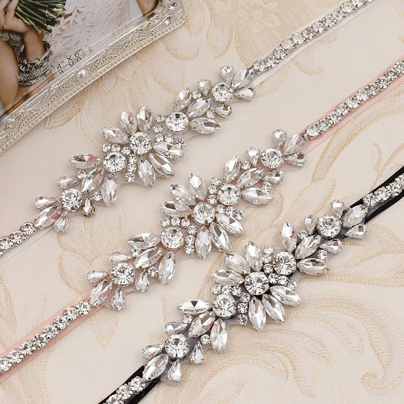 Bridal Crystal Rhinestone Sash | BT2013