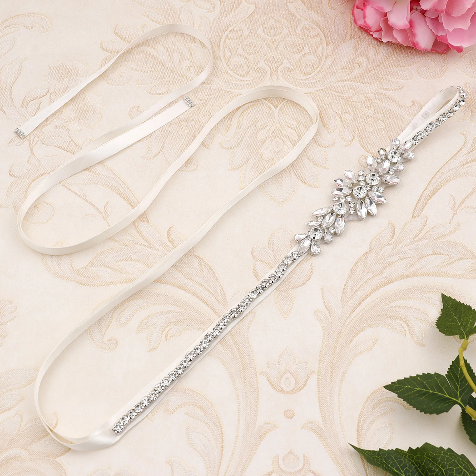 Bridal Crystal Rhinestone Sash | BT2013