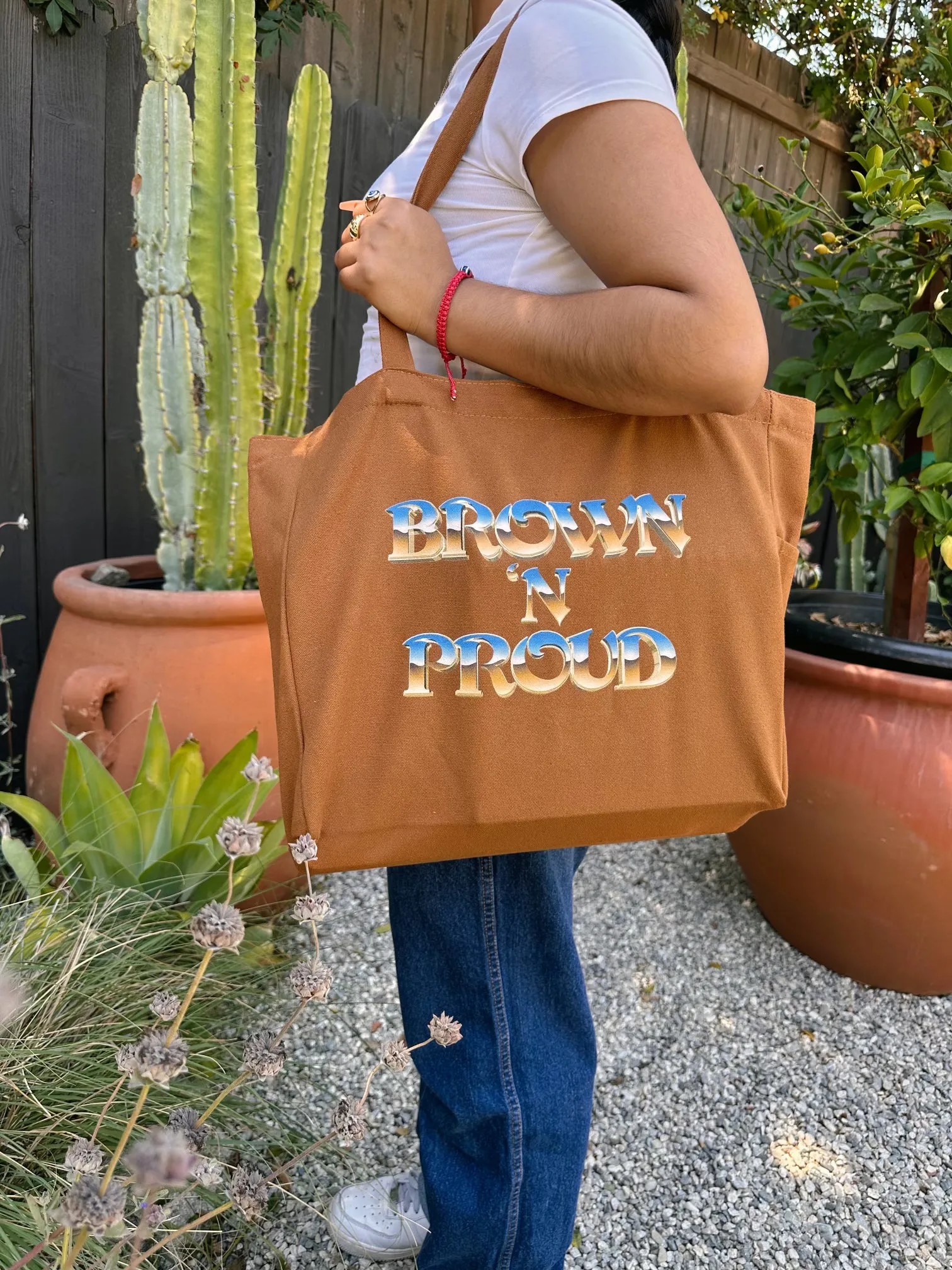 Brown'N Proud Tote - Brown