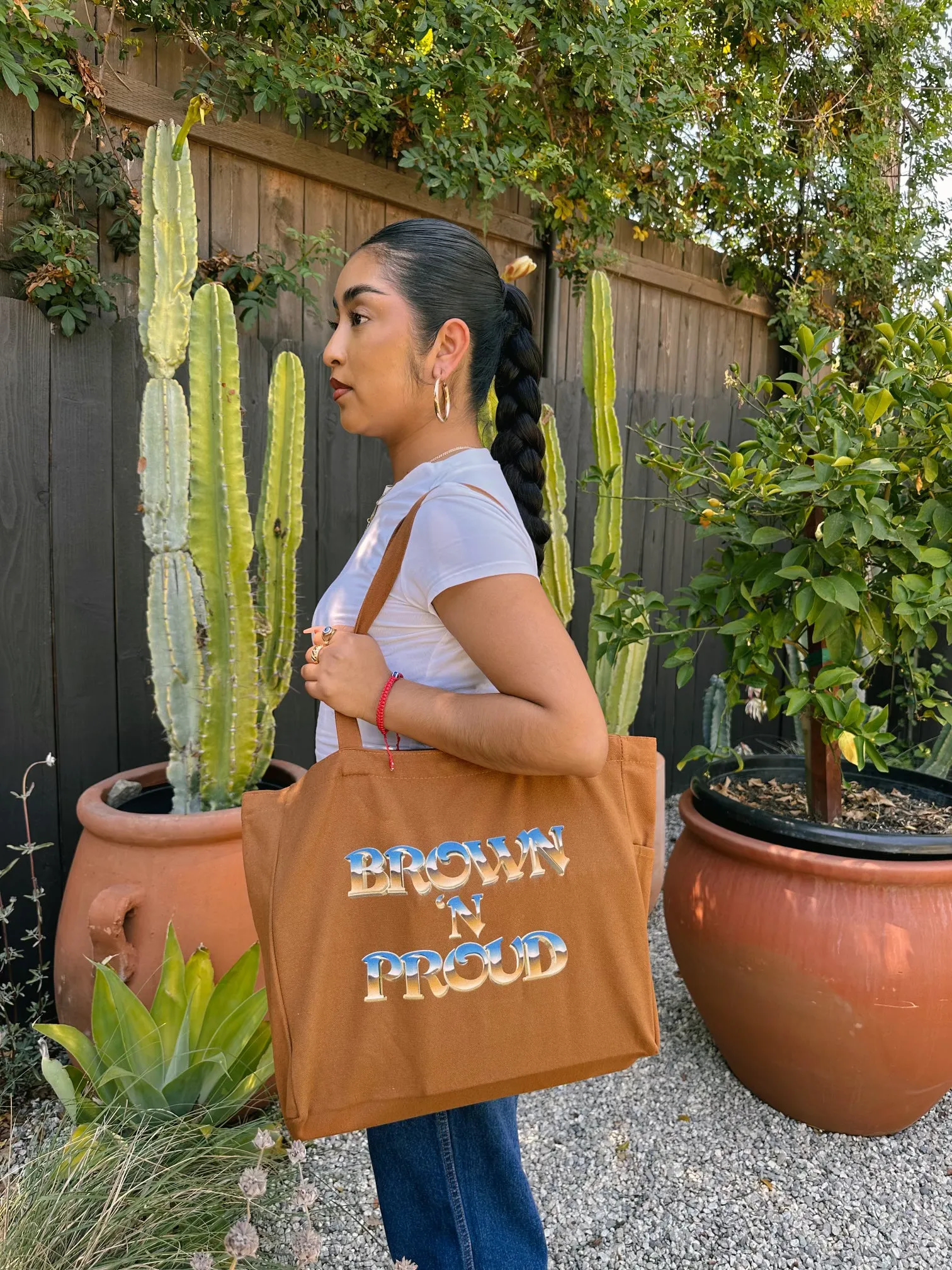 Brown'N Proud Tote - Brown