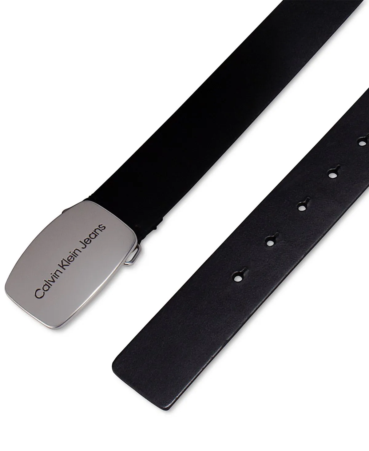 Calvin Klein metal buckle belt, black