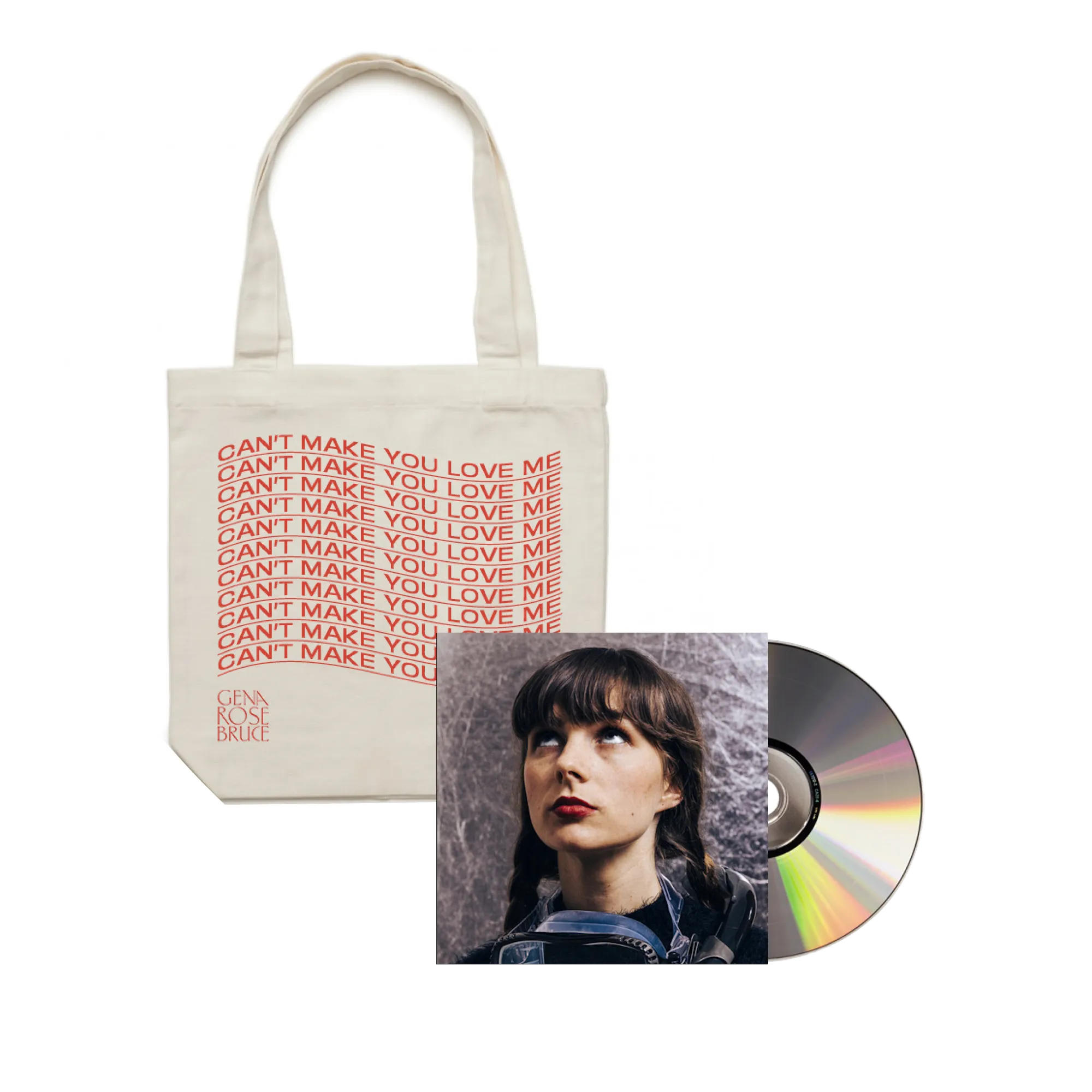 'Can't Make You Love Me' CD   Tote Bundle