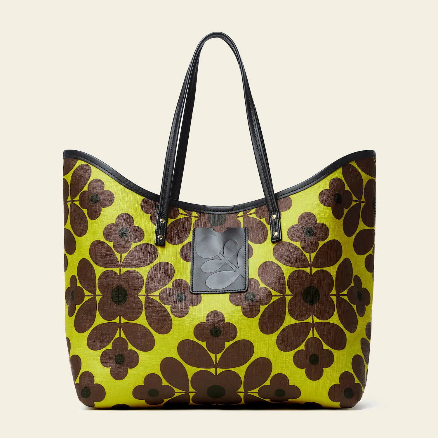 Carrymore Tote - Flower Tile Chartreuse