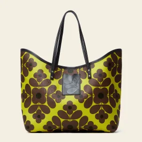 Carrymore Tote - Flower Tile Chartreuse