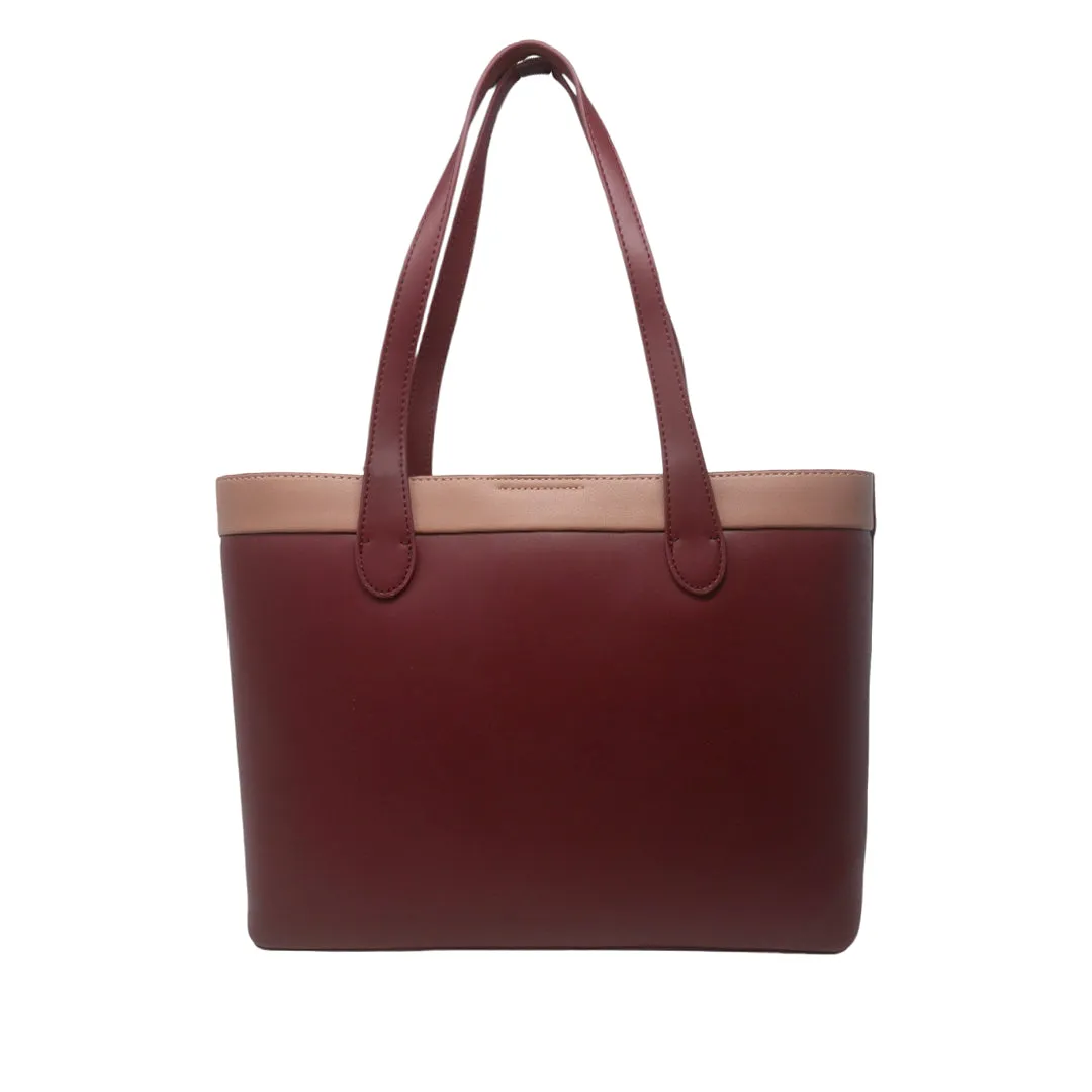 Cartera Gioconda burgundy para mujer