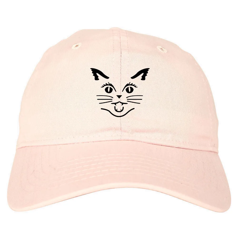 Cat Face Halloween Dad Hat