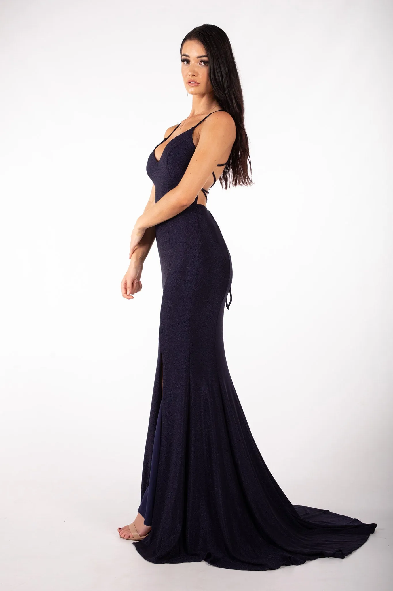 Catherine Gown - Shimmer Navy