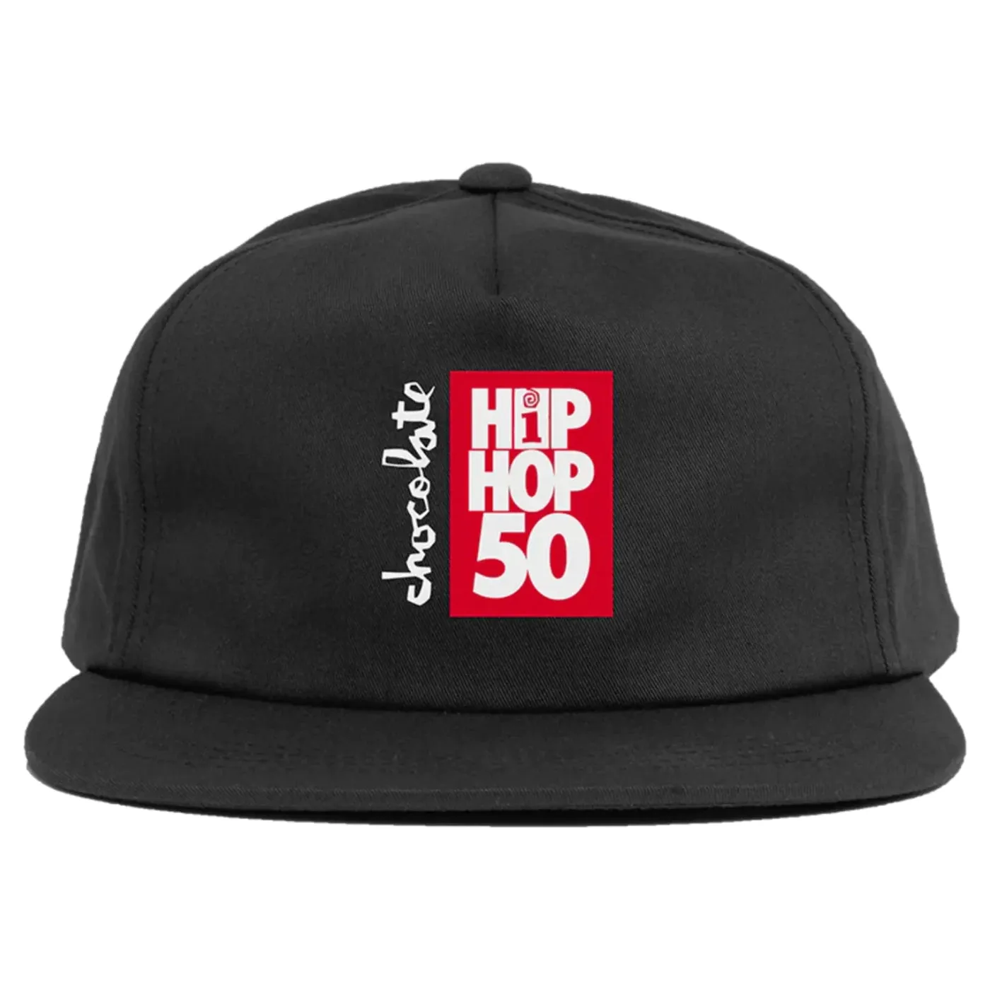 Chocolate Skateboards 50 Hip Hop 5 Panel Cap - Black