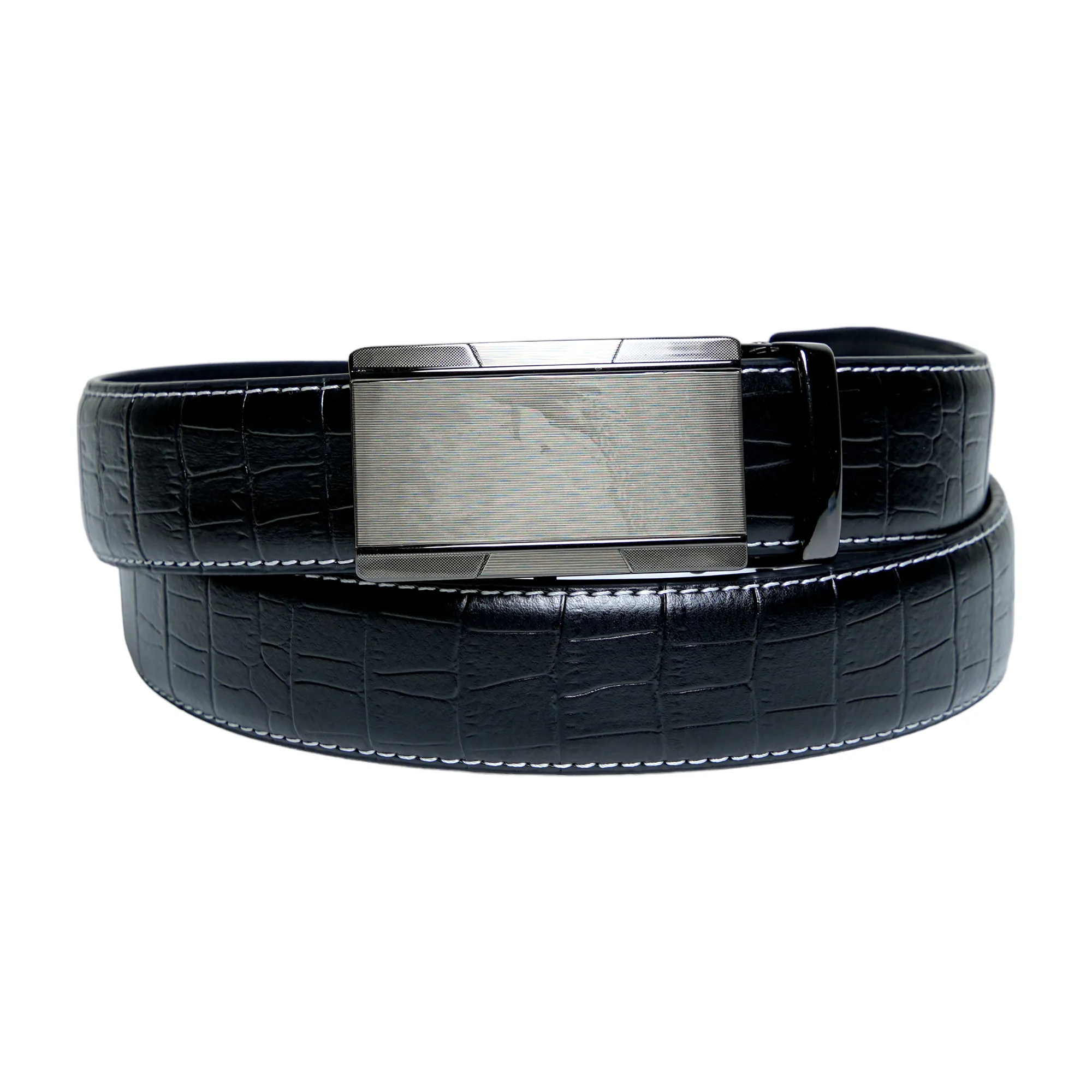 Chokore Formal Ratchet Leather Belt (Black)