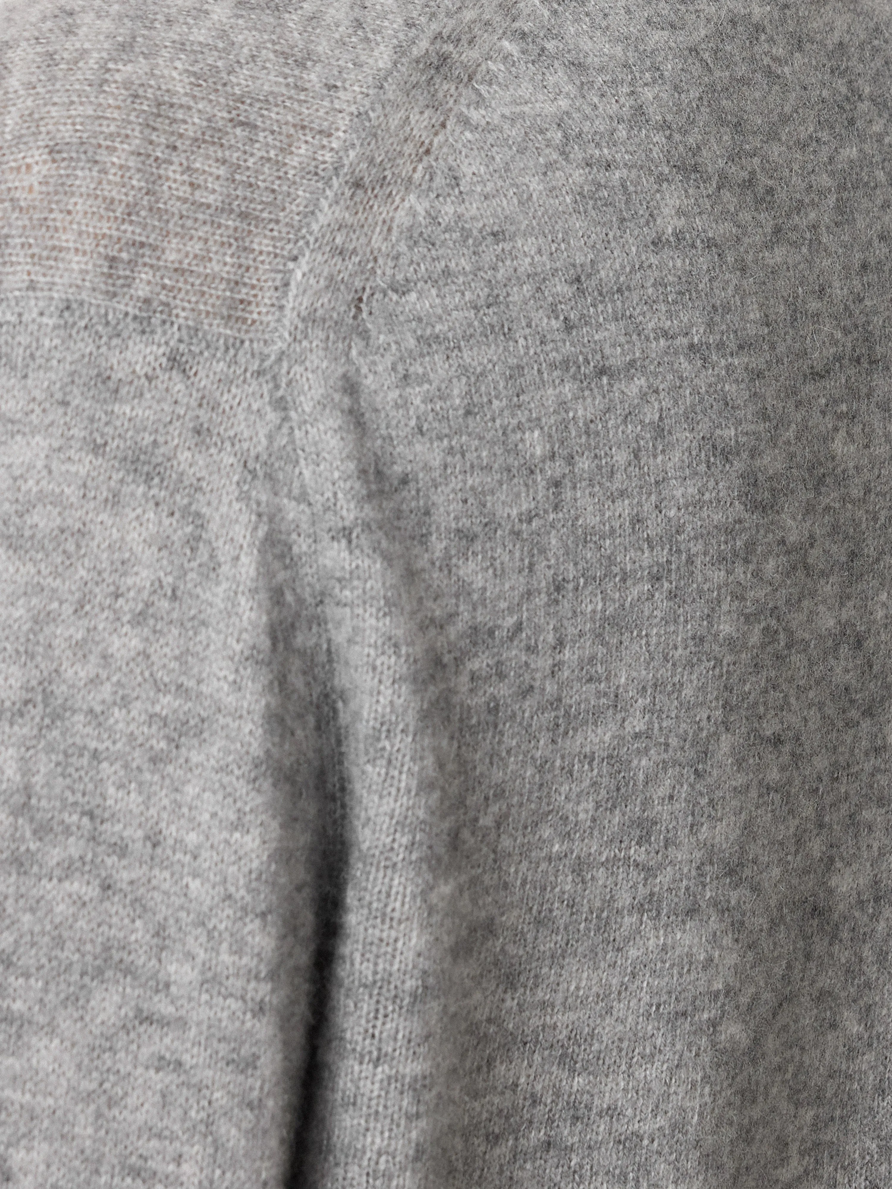 Compact Wool Collar Jumper | Light Grey