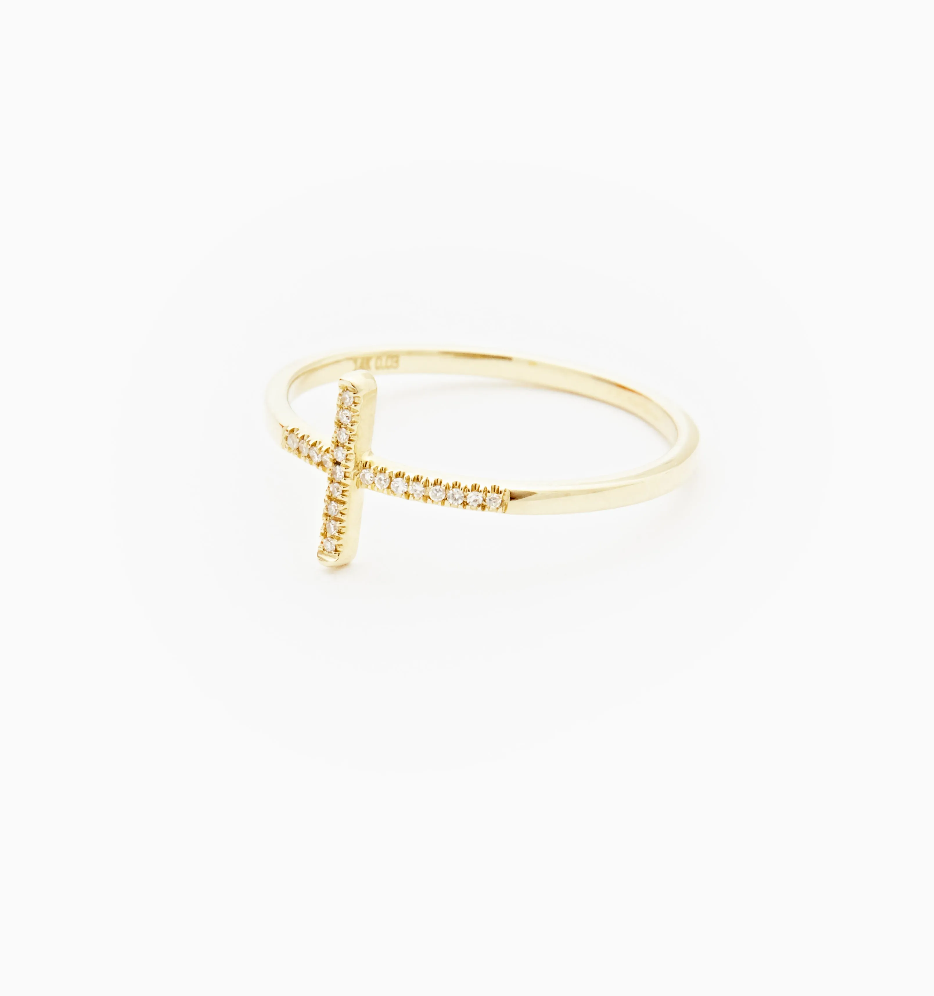 Diamond Cross Ring