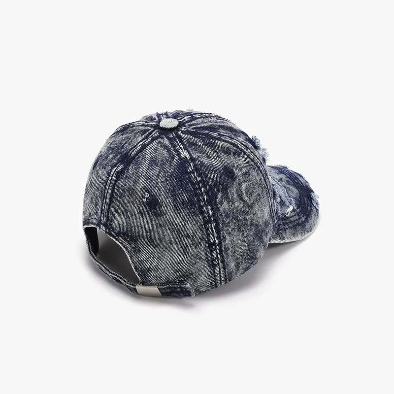 Distressed Cotton Baseball Caps