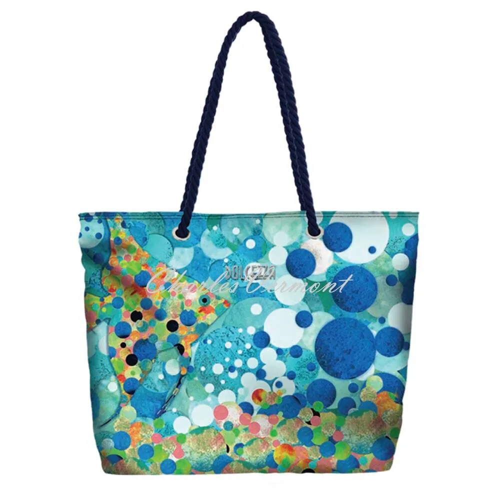 Dolcezza 'Big Angel Fish Mosaic' Tote Bag - Style 24958