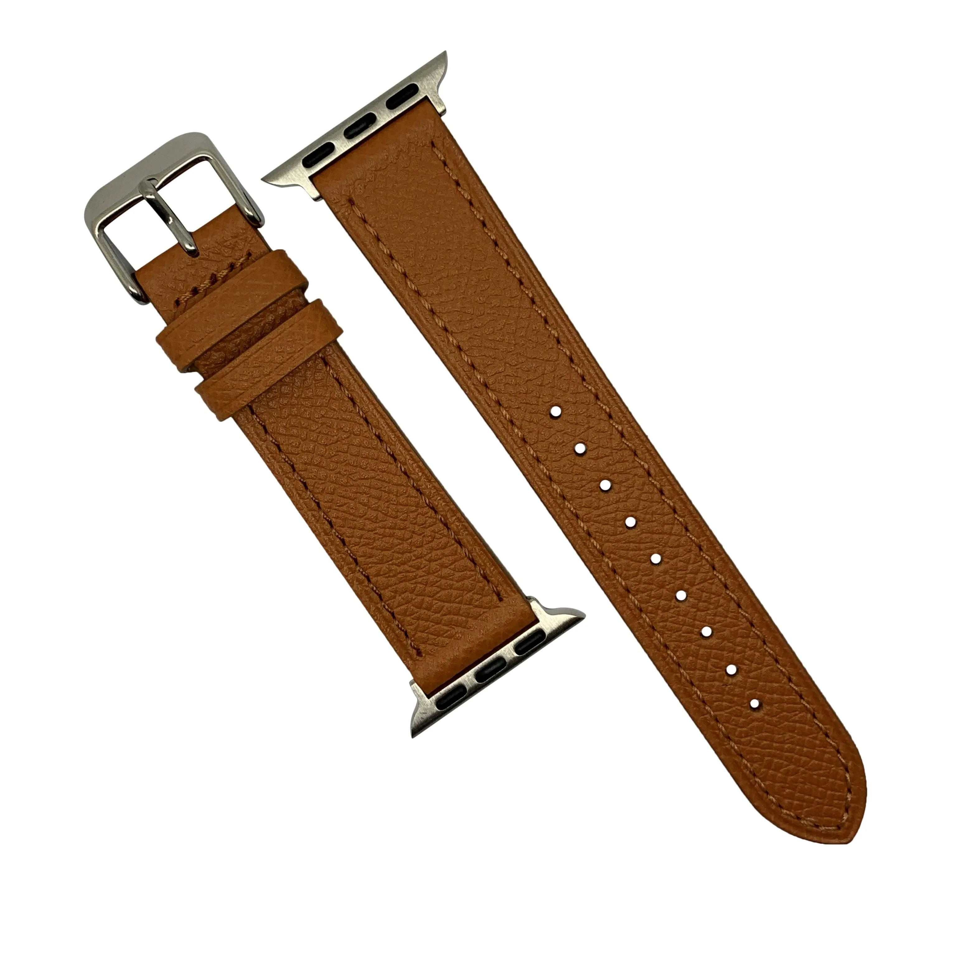 Dress Epsom Leather Strap in Tan (Apple Watch)