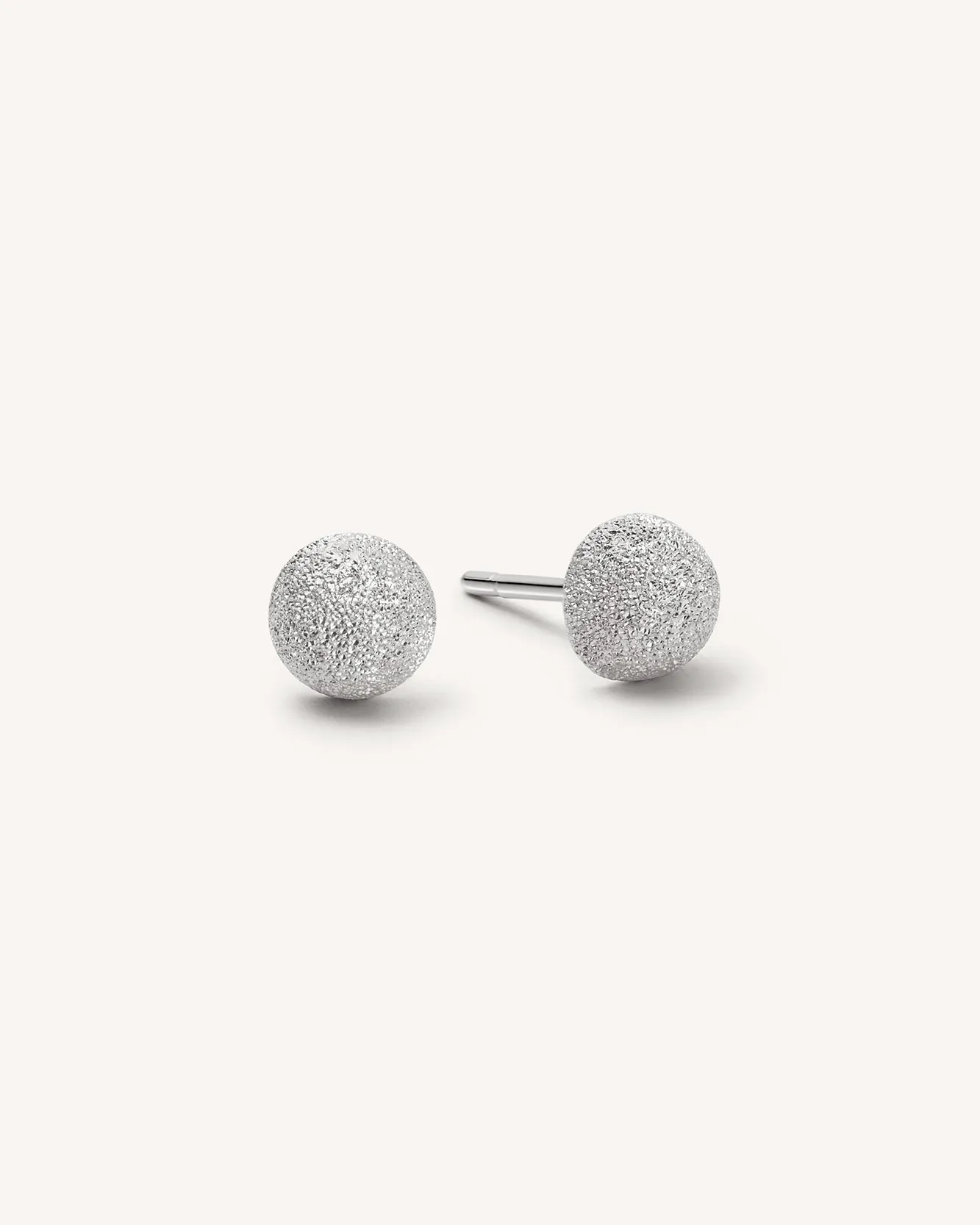 Florentine Finish Small Button Studs