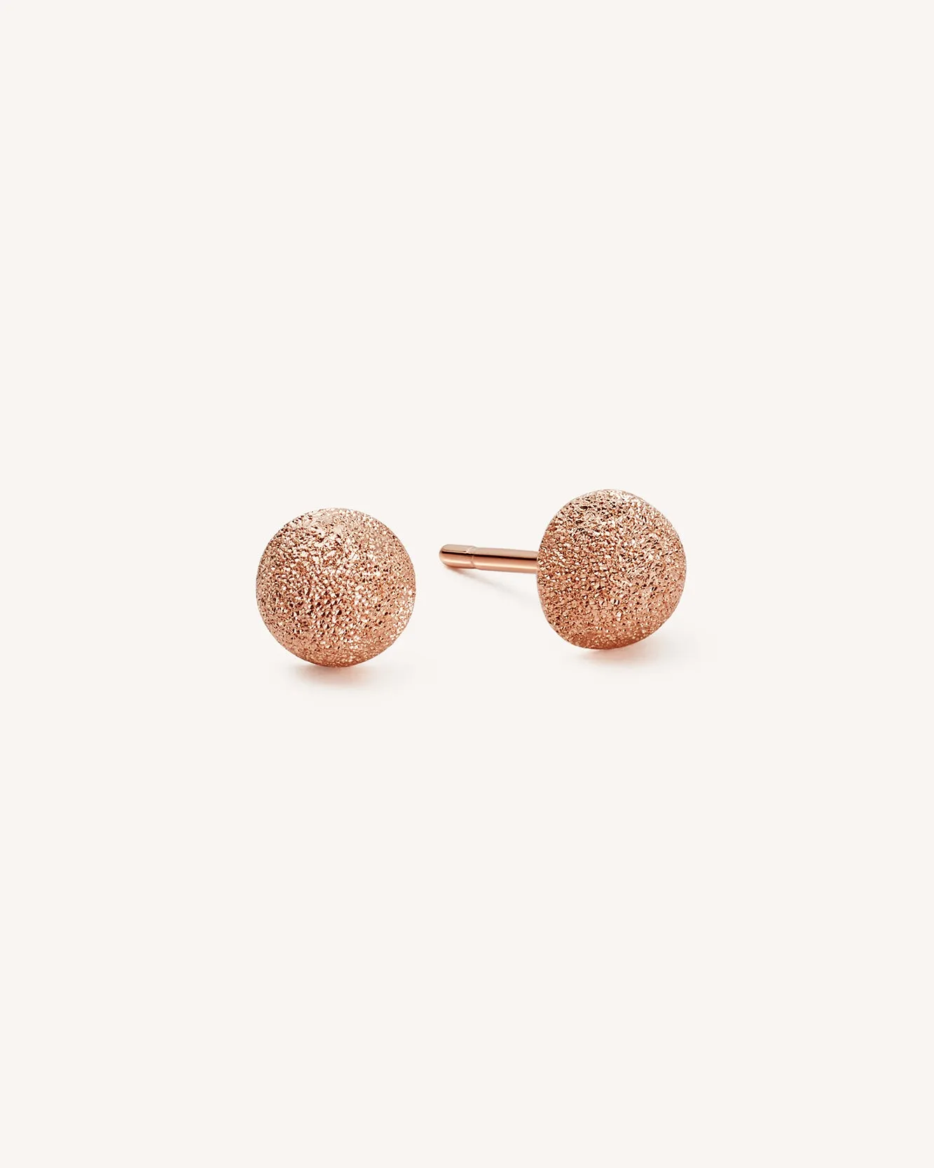 Florentine Finish Small Button Studs