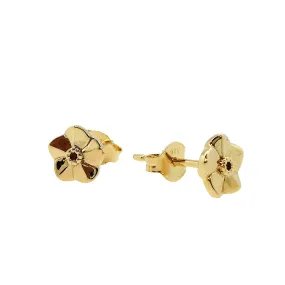 Forget-Me-Not Tiny Gold Vermeil Stud Earrings