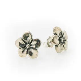 Frangipani Studs Oxide Detail