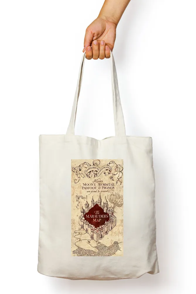 Harry Potter Marauders Map Tote Bag