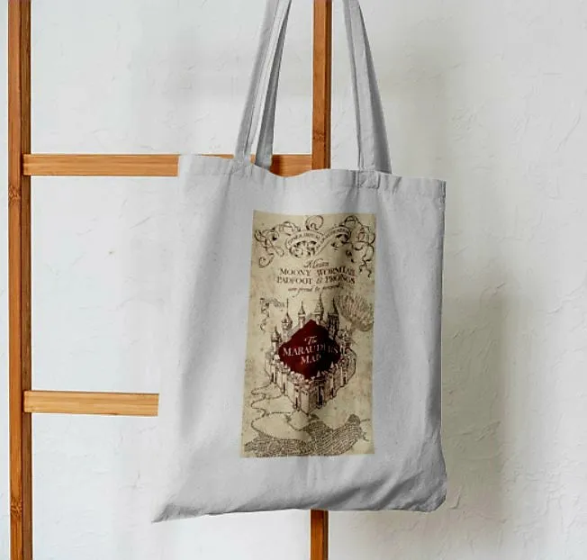 Harry Potter Marauders Map Tote Bag