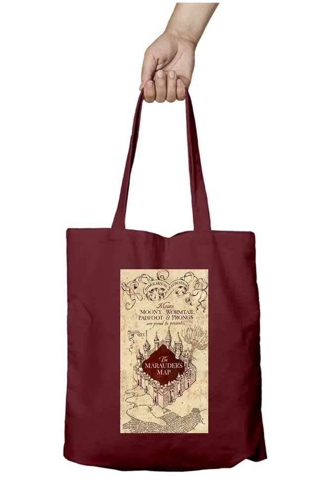 Harry Potter Marauders Map Tote Bag