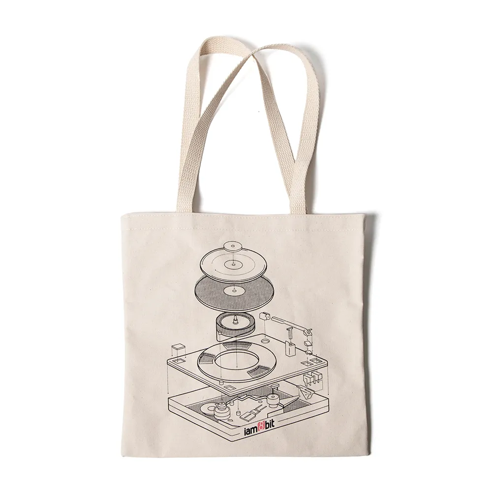 iam8bit Record Tote Bag